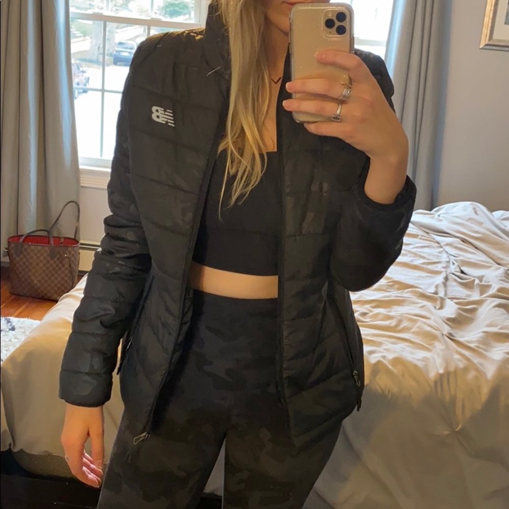 New Balance Light Puffer Jacket Camo